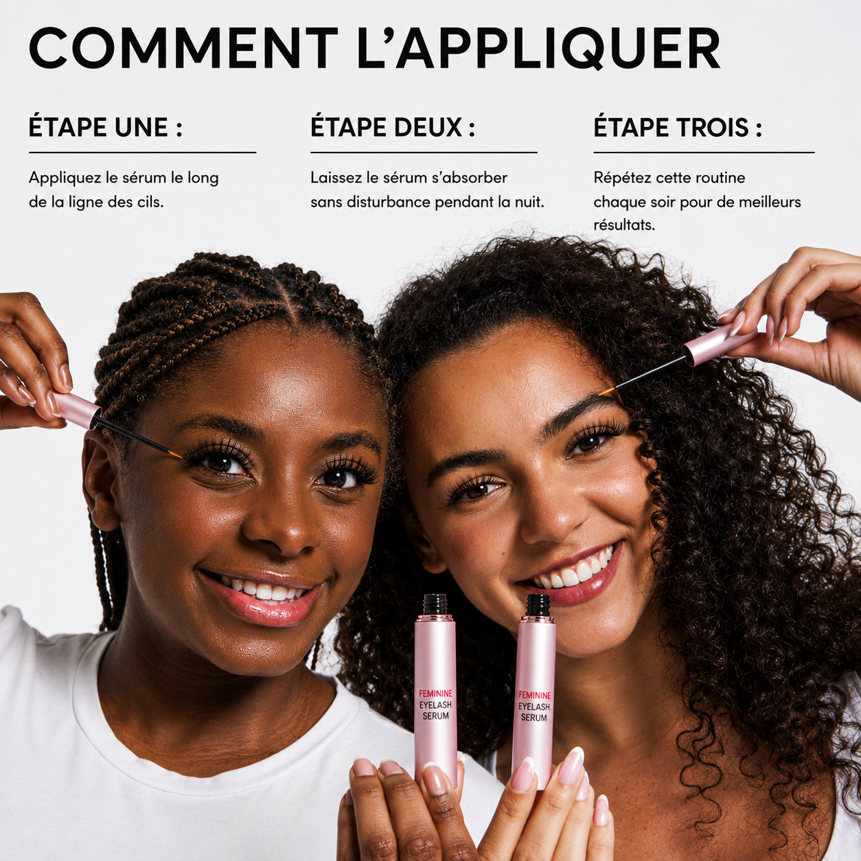 FeminineLash - Sérum de croissance pour cils (disponible au Cameroun)