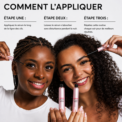 FeminineLash - Sérum de croissance pour cils (disponible au Cameroun)