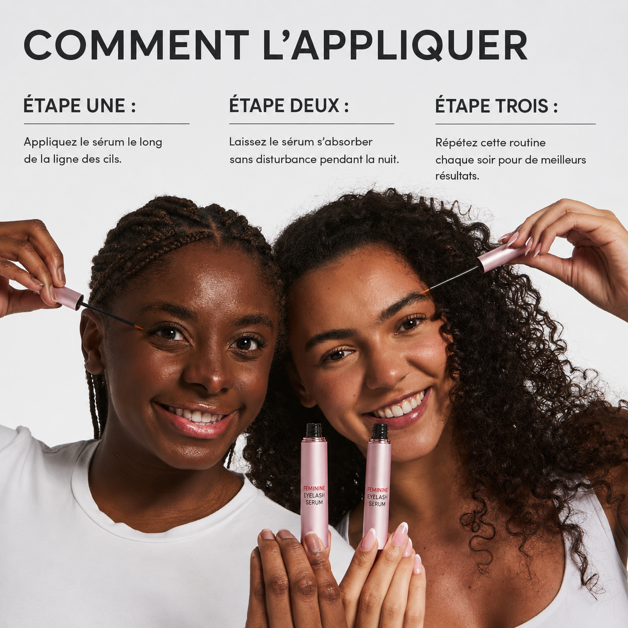 FeminineLash - Sérum de croissance pour cils (disponible au Cameroun)